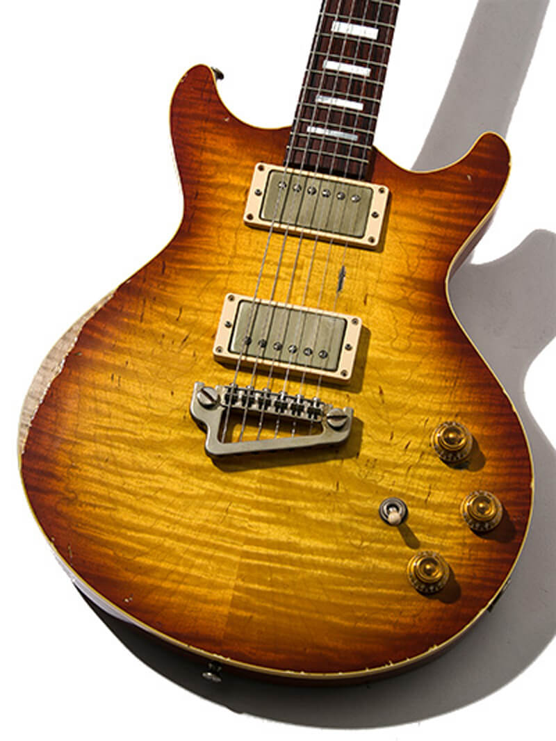 RS Guitarworks BLAZE Flame Top Road Warrior+ 59 Iced Tea Burst