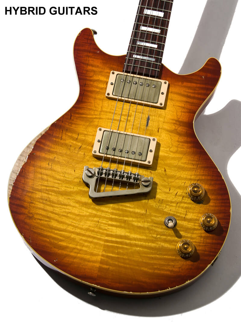 RS Guitarworks BLAZE Flame Top Road Warrior+ 59 Iced Tea Burst 3