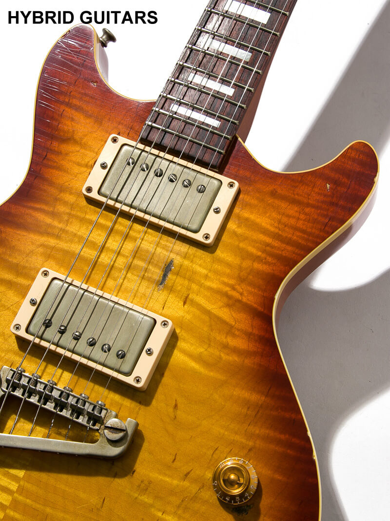 RS Guitarworks BLAZE Flame Top Road Warrior+ 59 Iced Tea Burst 9