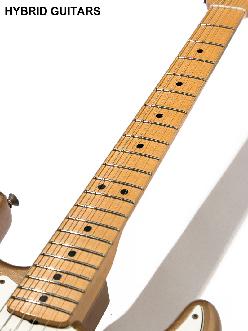 Fender Custom Shop MBS Builder Select 1969 Stratocaster Josefina Campos Journeyman Relic Shoreline Gold Master Built by Greg Fessler 7