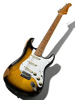 Xotic XSC-1V 57 Burst Heavy Aged 全体正面 サムネイル