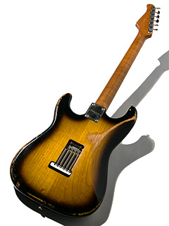 Xotic XSC-1V 57 Burst Heavy Aged 全体裏面 サムネイル