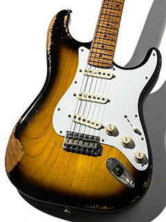 Xotic XSC-1V 57 Burst Heavy Aged ボディー正面 サムネイル