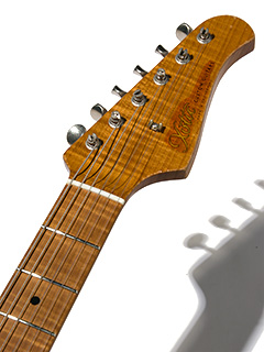 Xotic XSC-1V 57 Burst Heavy Aged ヘッド正面 サムネイル