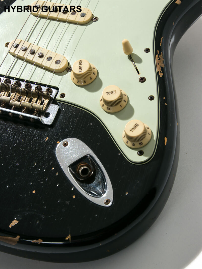 Fender Custom Shop Michael Landau Signature 1968 Stratocaster Heavy Relic Black 10