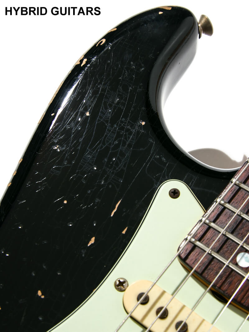 Fender Custom Shop Michael Landau Signature 1968 Stratocaster Heavy Relic Black 12