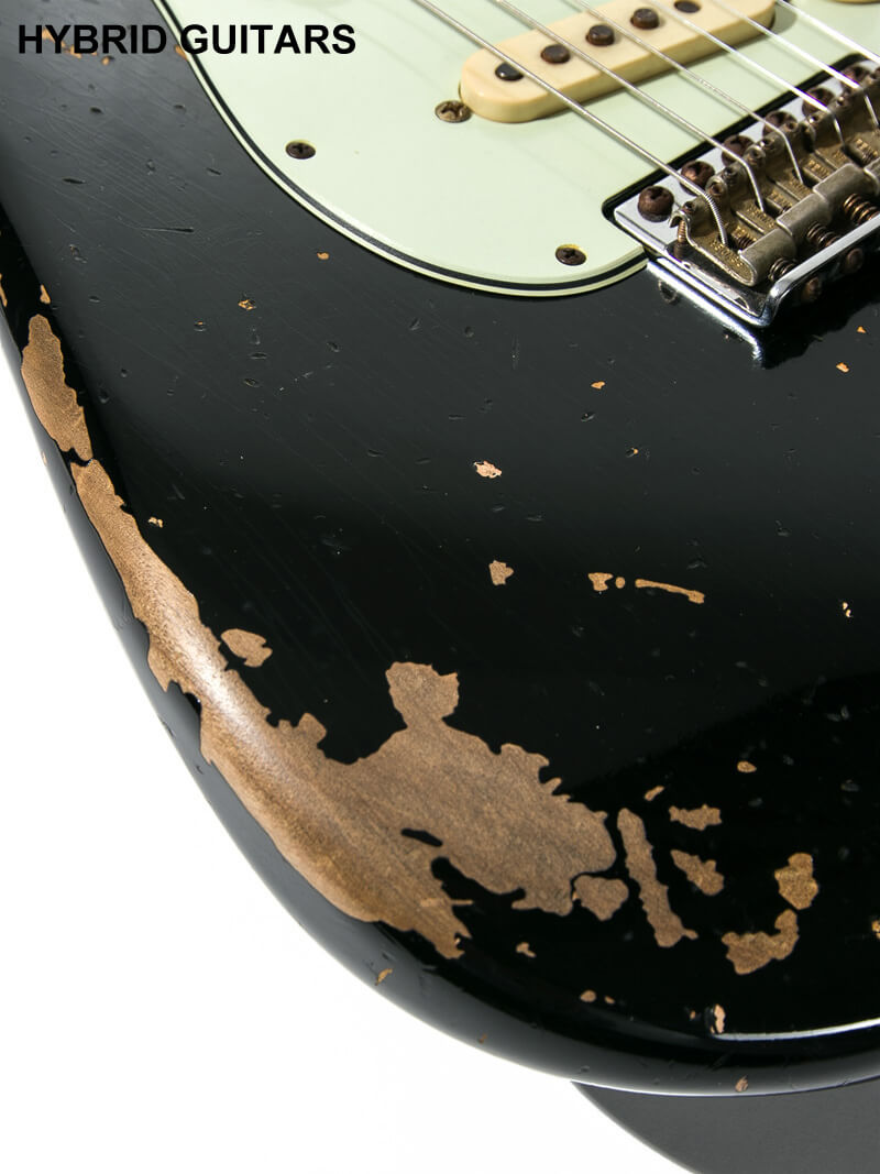 Fender Custom Shop Michael Landau Signature 1968 Stratocaster Heavy Relic Black 13