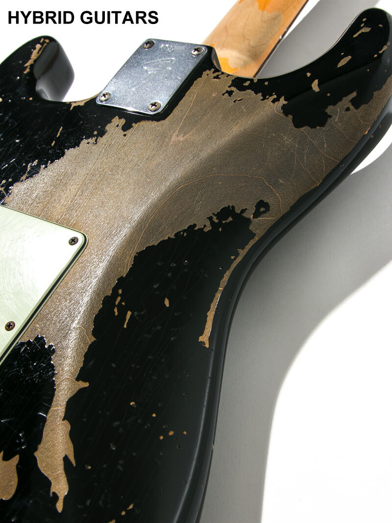 Fender Custom Shop Michael Landau Signature 1968 Stratocaster Heavy Relic Black 14
