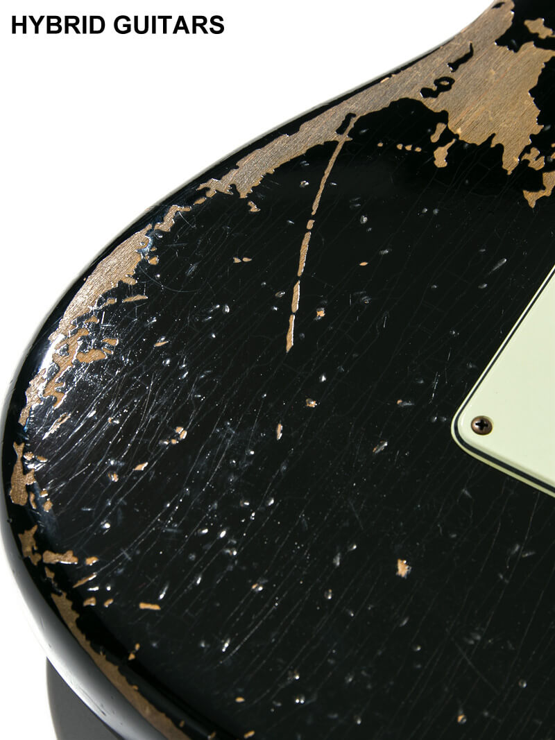 Fender Custom Shop Michael Landau Signature 1968 Stratocaster Heavy Relic Black 15