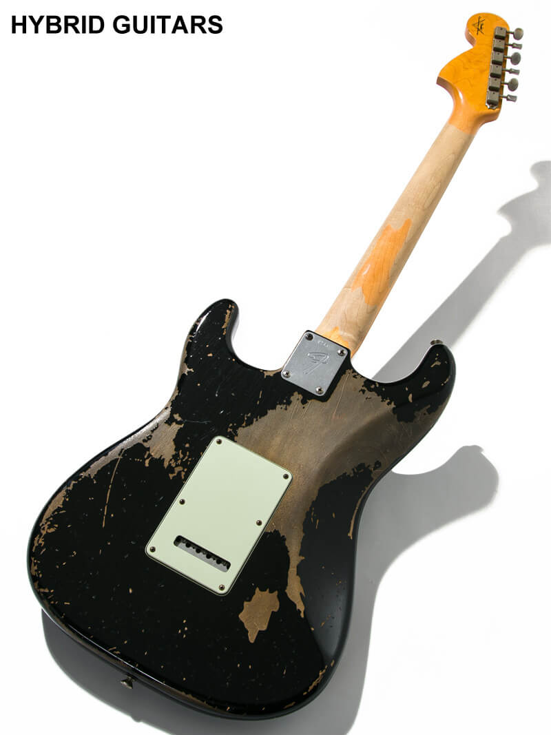 Fender Custom Shop Michael Landau Signature 1968 Stratocaster Heavy Relic Black 2