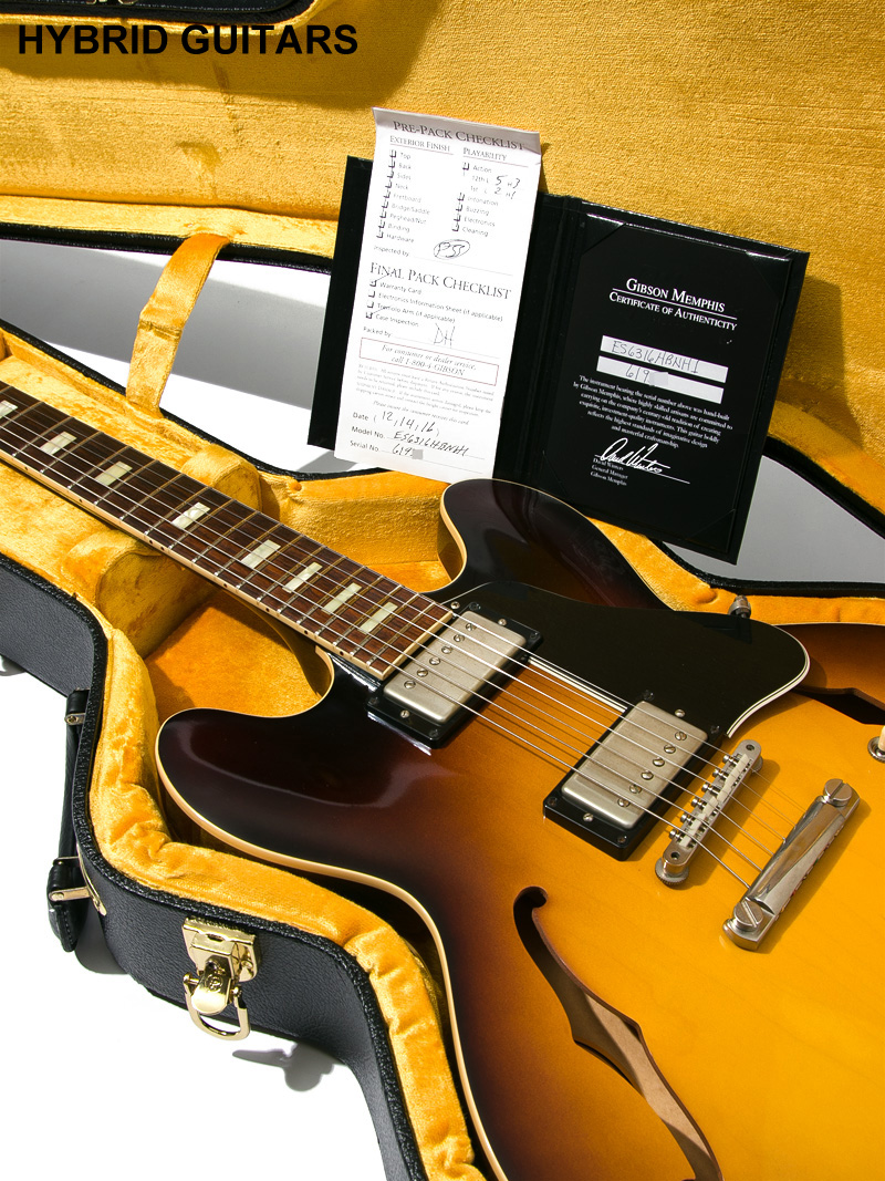Gibson Memphis Historic Series 1963 ES-335 VOS Historic Burst 13