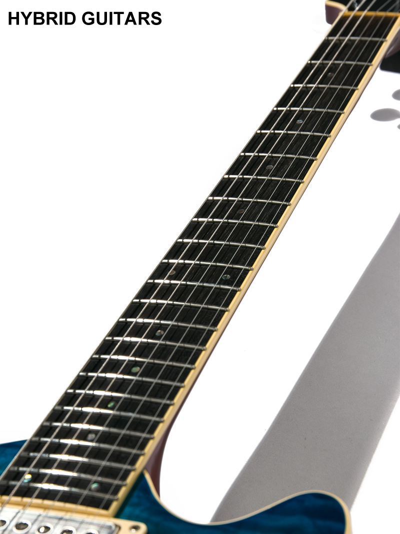 T's Guitars ARC-STD 24 Quilt Centura Blue 7