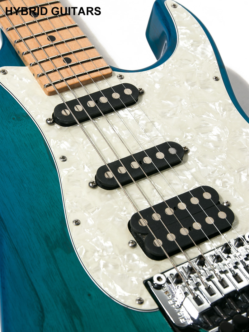 Tom Anderson Classic Bora to Transparent Blue Burst 11