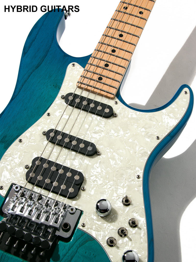 Tom Anderson Classic Bora to Transparent Blue Burst 9