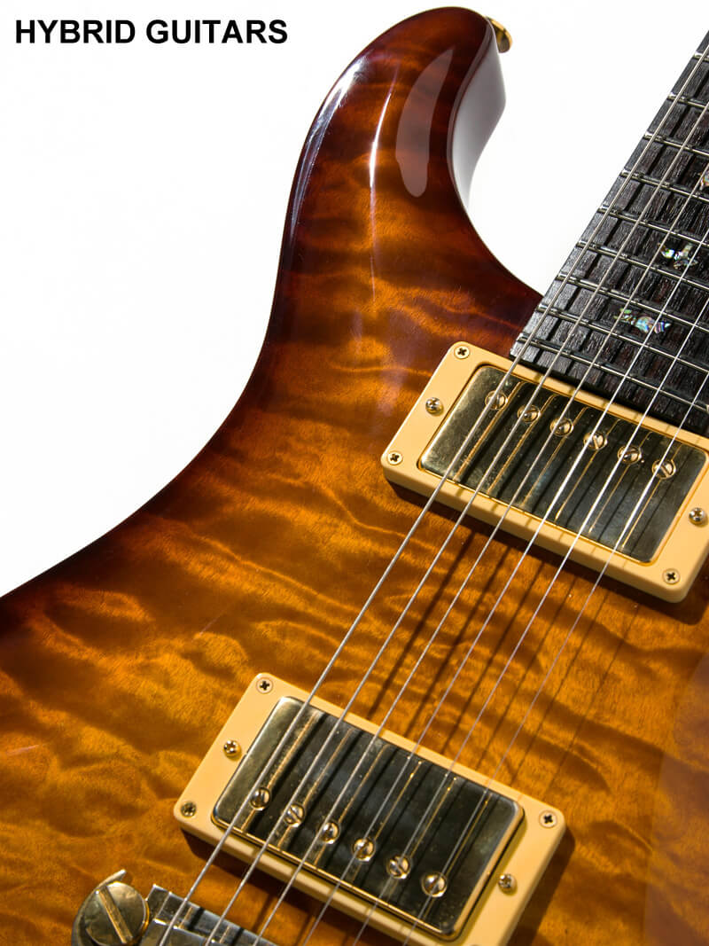 Paul Reed Smith(PRS) Custom 22 Artist Package Semi Hollow Quilt Tobacco Sunburst Wraped Around 11
