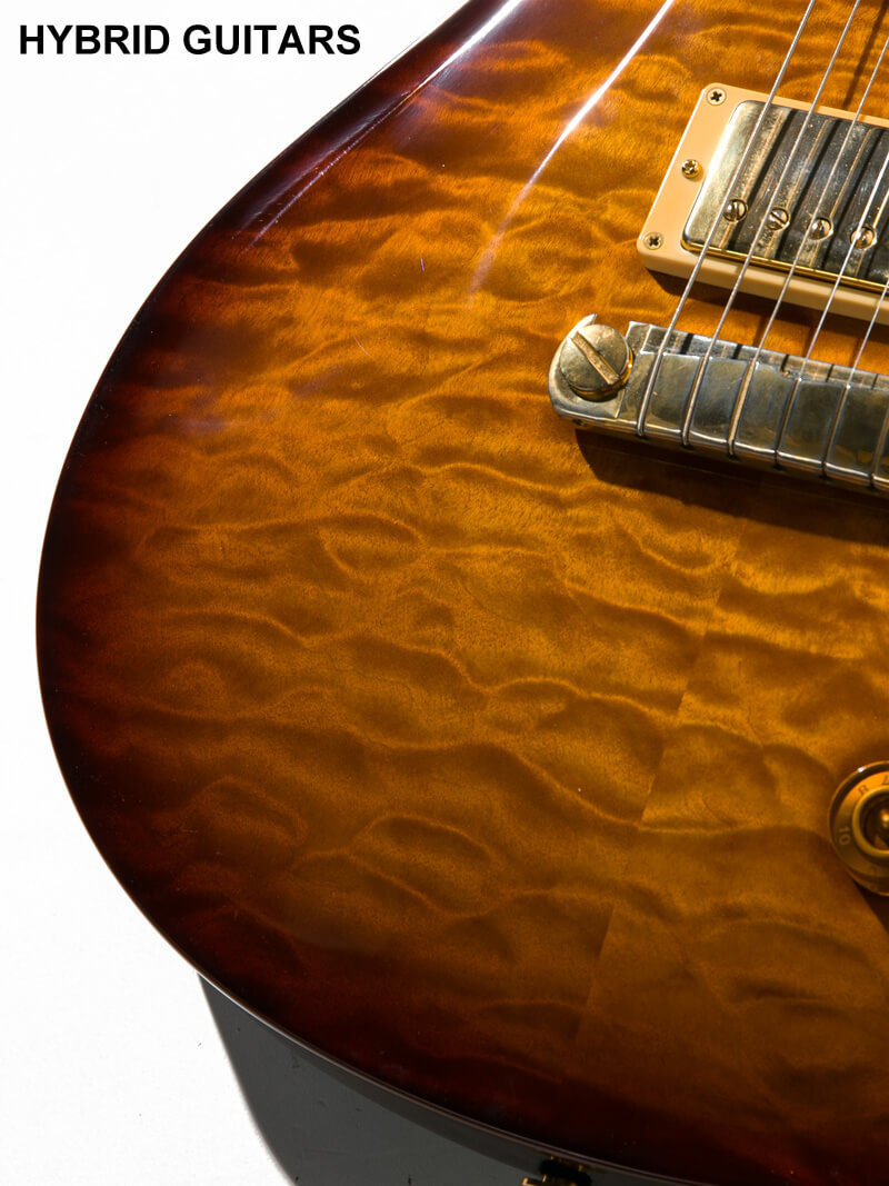 Paul Reed Smith(PRS) Custom 22 Artist Package Semi Hollow Quilt Tobacco Sunburst Wraped Around 12