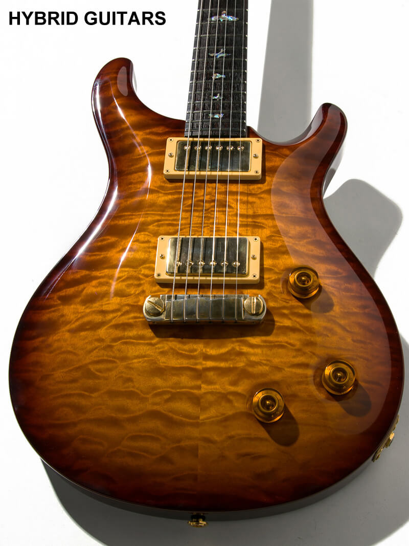 Paul Reed Smith(PRS) Custom 22 Artist Package Semi Hollow Quilt Tobacco Sunburst Wraped Around 13