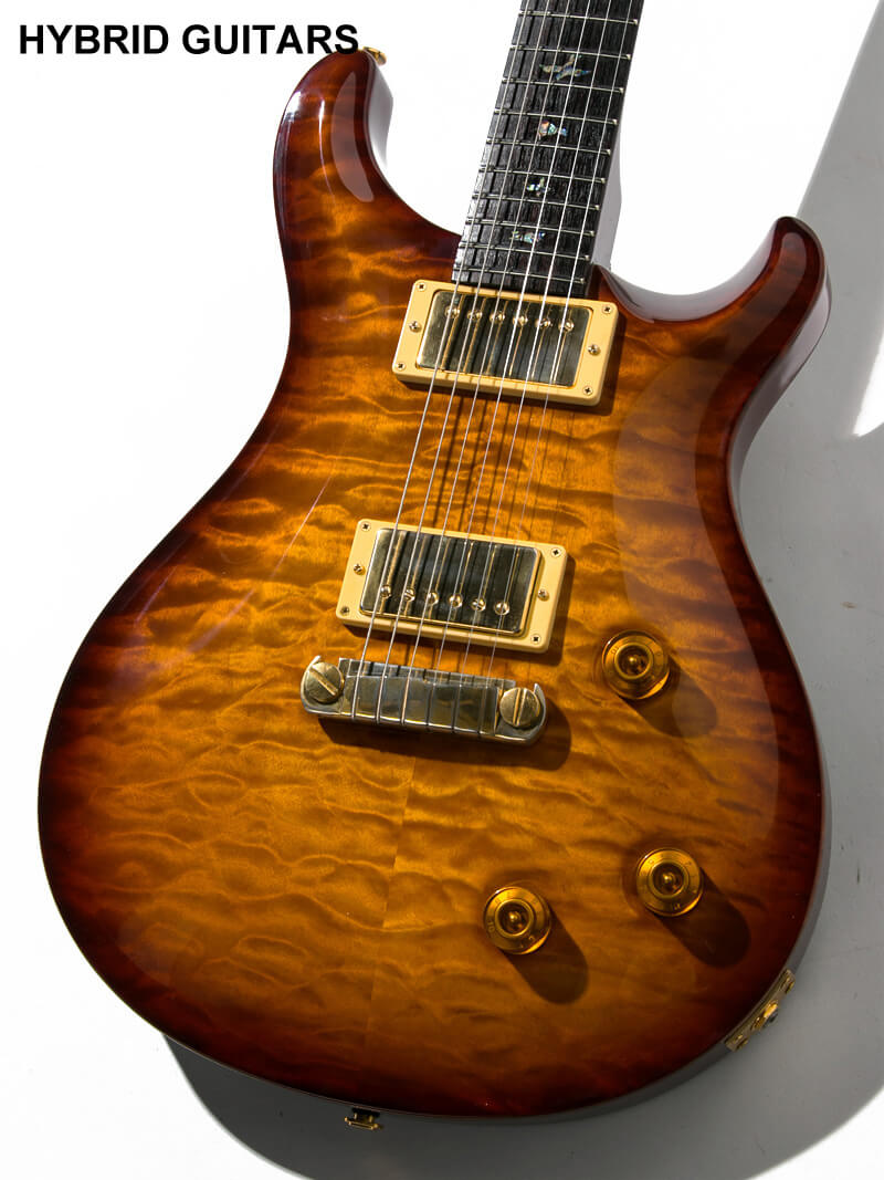Paul Reed Smith(PRS) Custom 22 Artist Package Semi Hollow Quilt Tobacco Sunburst Wraped Around 3