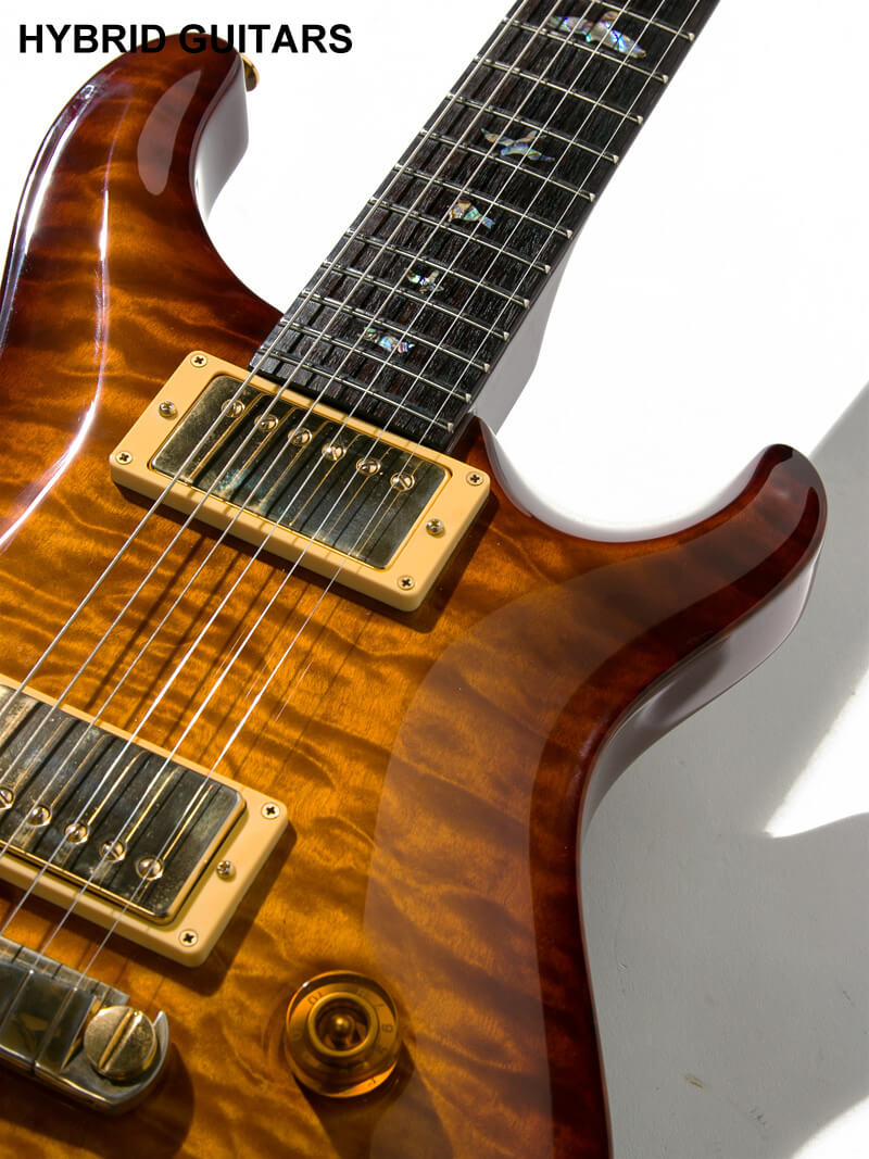Paul Reed Smith(PRS) Custom 22 Artist Package Semi Hollow Quilt Tobacco Sunburst Wraped Around 9