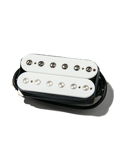 Bare Knuckle Pickups The Mule 6st Bridge White 4con Short-Leg Wide-Space