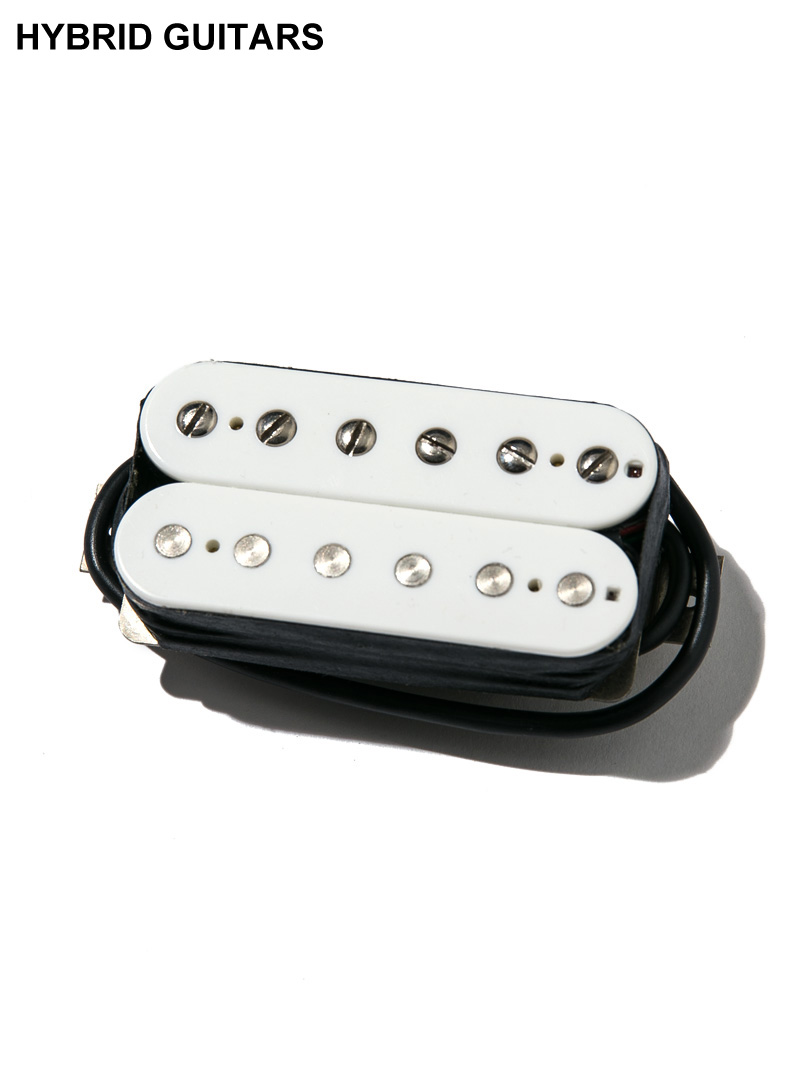 Bare Knuckle Pickups The Mule 6st Bridge White 4con Short-Leg Wide