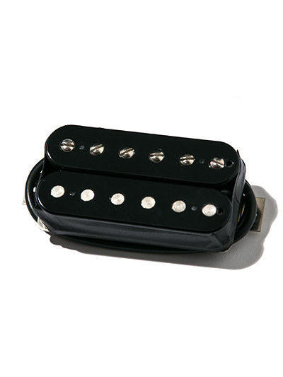 Bare Knuckle Pickups The Mule 6st Bridge Open Black 4con Short-Leg Wide-Space