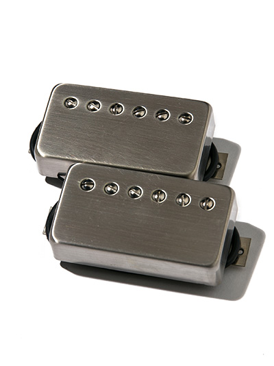 Bare Knuckle Pickups The Mule 6st Set Brushed Nickel 4con Short-Leg Std-Space