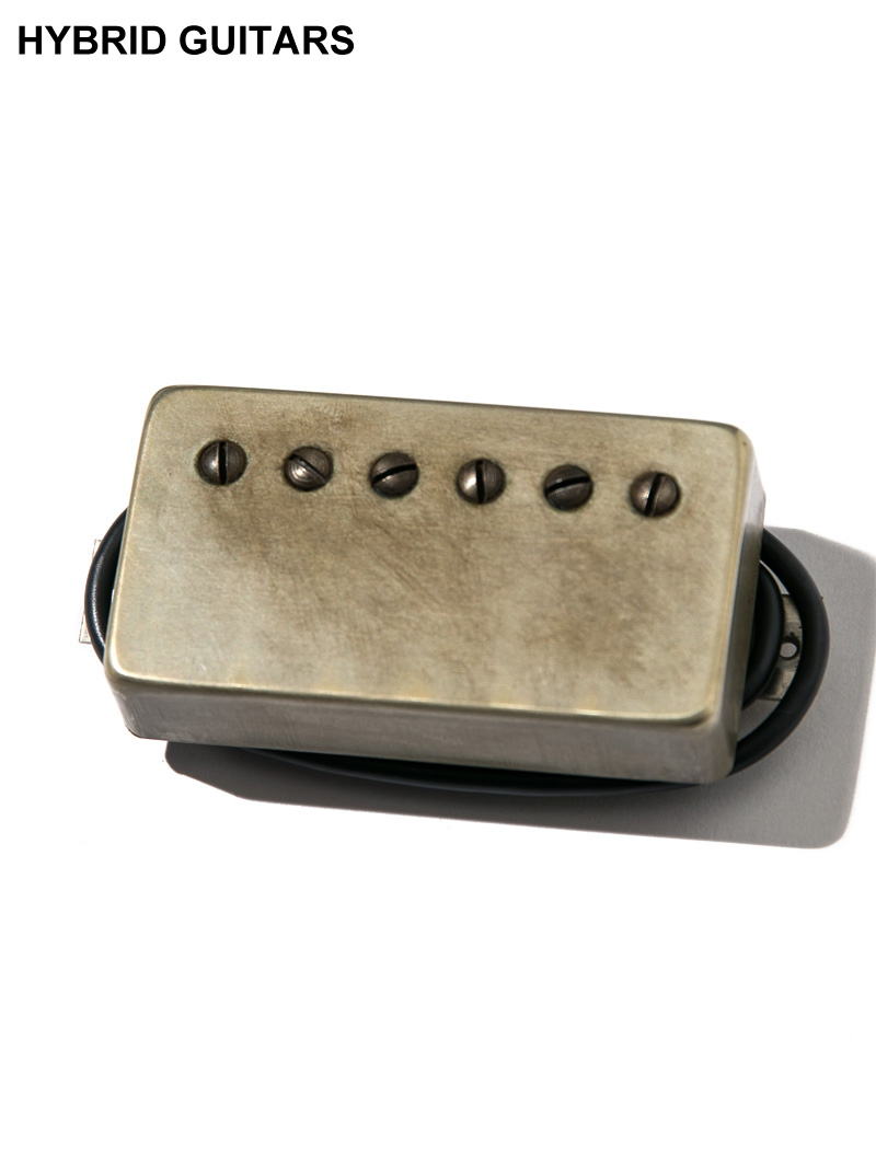 Bare Knuckle Pickups Nailbomb 6st Bridge Aged Raw Nickel 4con Short-Leg Std-Space 1