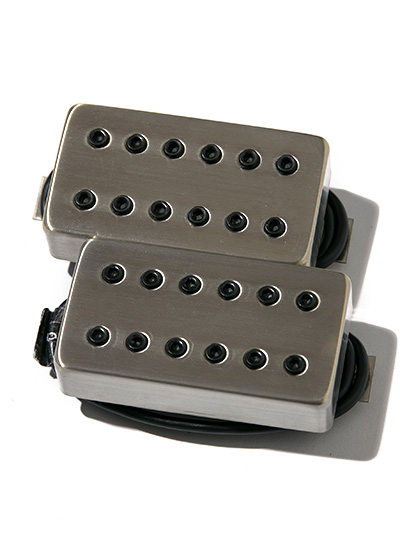 Bare Knuckle Pickups Juggernaut 6st Set Brushed Nickel 4con Short-Leg Std-Space