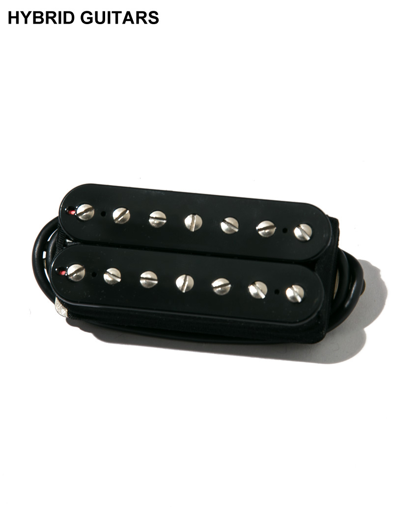 Bare Knuckle Pickups Aftermath 7st Bridge Open Black 4con Short-Leg  1