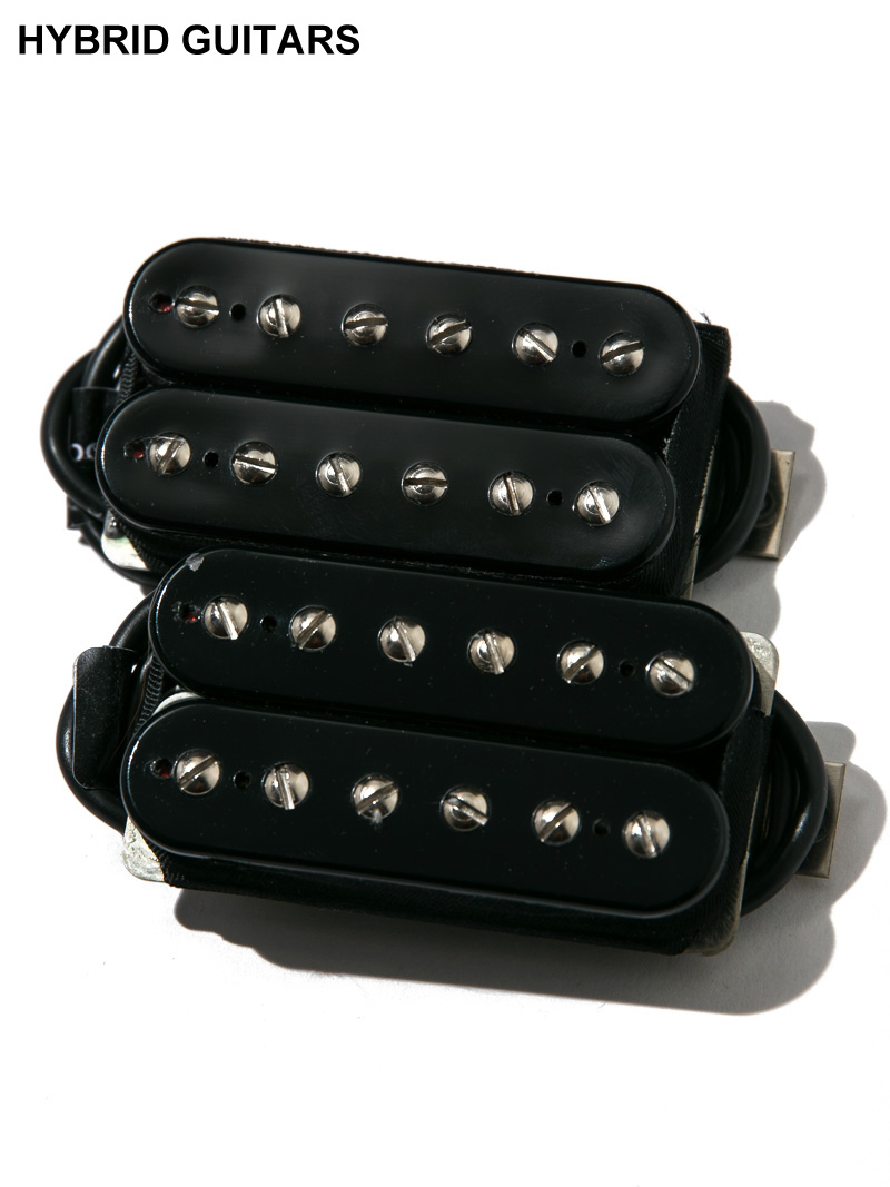 Bare Knuckle Pickups Aftermath 6st Set Open Black 4con Short-Leg Std-Space 1