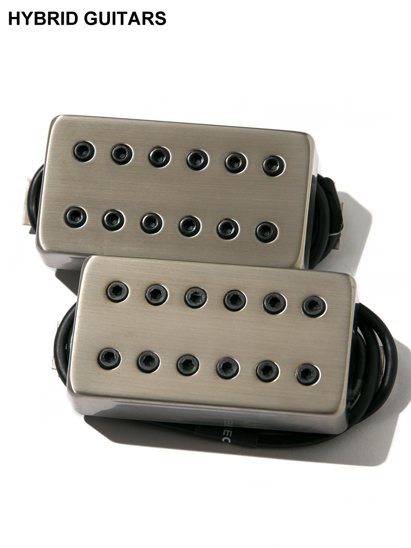 Bare Knuckle Pickups Aftermath 6st Set Brushed Nickel 4con Short-Leg Std-Space 1