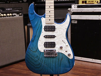 Tom Anderson Classic Sheer Bora to Trans Blue Burst 