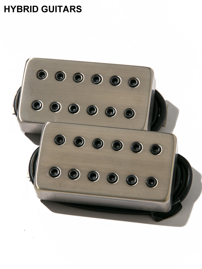 Bare Knuckle Pickups Aftermath 6st Set Brushed Nickel 4con Short-Leg Std-Space 1