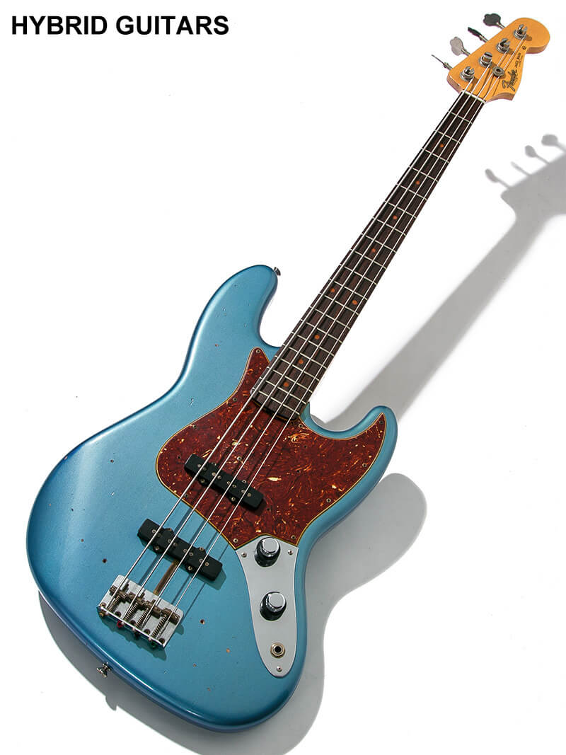 Fender Custom Shop 1960 Jazz Bass Journeyman Relic Faded Aged Lake Placid Blue (LPB) 1