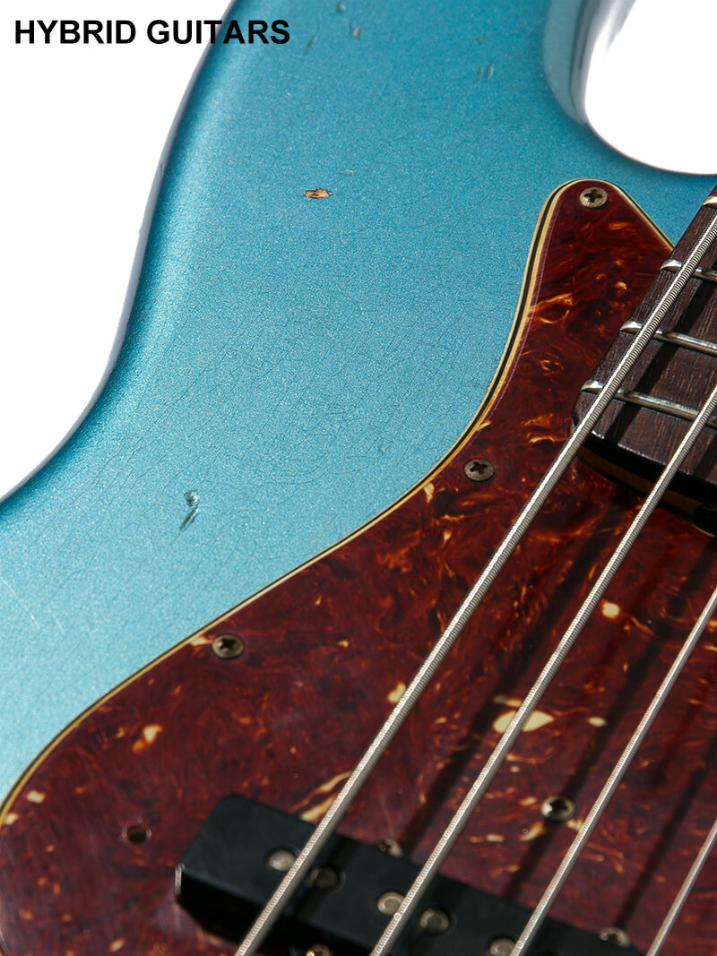 Fender Custom Shop 1960 Jazz Bass Journeyman Relic Faded Aged Lake Placid Blue (LPB) 12