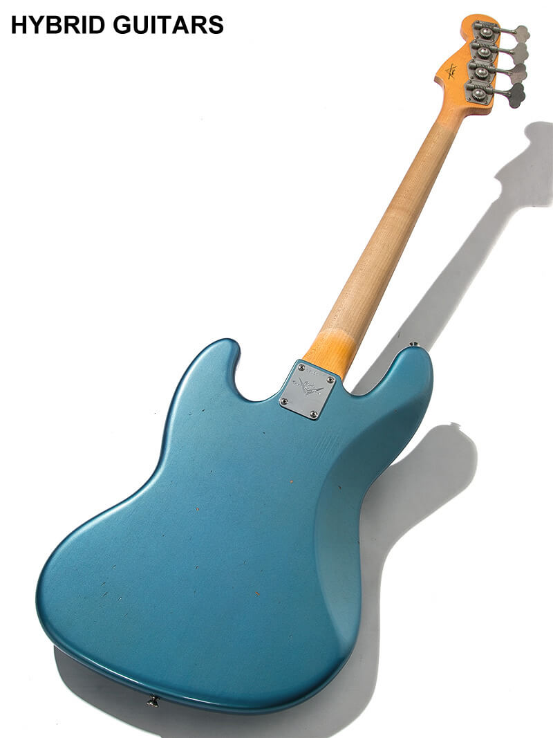 Fender Custom Shop 1960 Jazz Bass Journeyman Relic Faded Aged Lake Placid Blue (LPB) 2