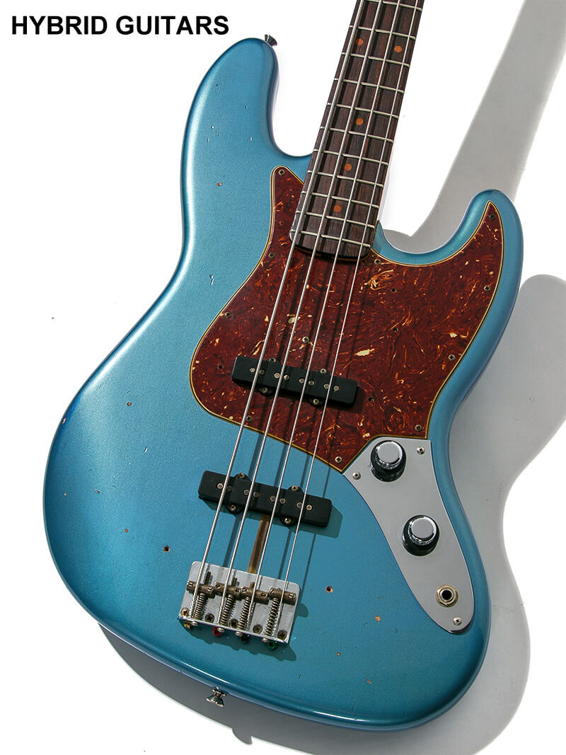 Fender Custom Shop 1960 Jazz Bass Journeyman Relic Faded Aged Lake Placid Blue (LPB) 3