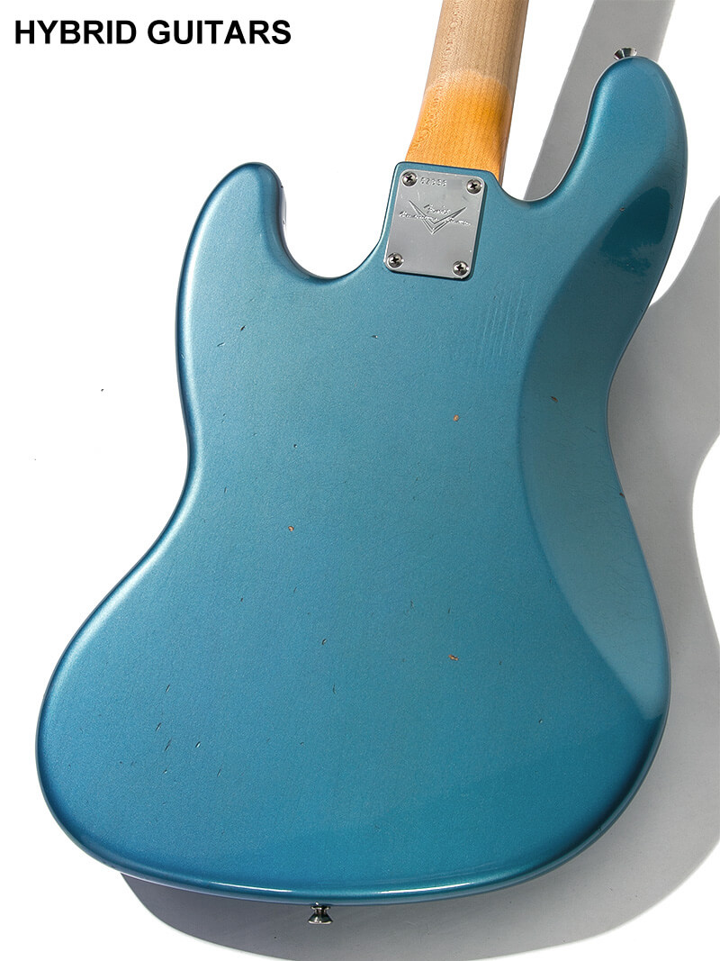 Fender Custom Shop 1960 Jazz Bass Journeyman Relic Faded Aged Lake Placid Blue (LPB) 4
