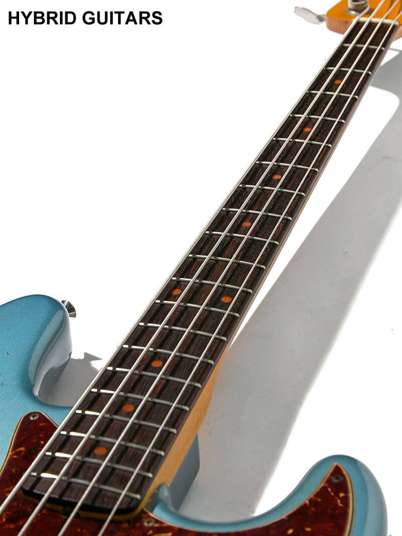 Fender Custom Shop 1960 Jazz Bass Journeyman Relic Faded Aged Lake Placid Blue (LPB) 7