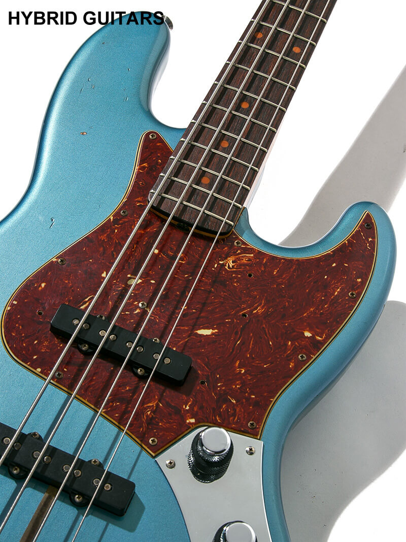 Fender Custom Shop 1960 Jazz Bass Journeyman Relic Faded Aged Lake Placid Blue (LPB) 9