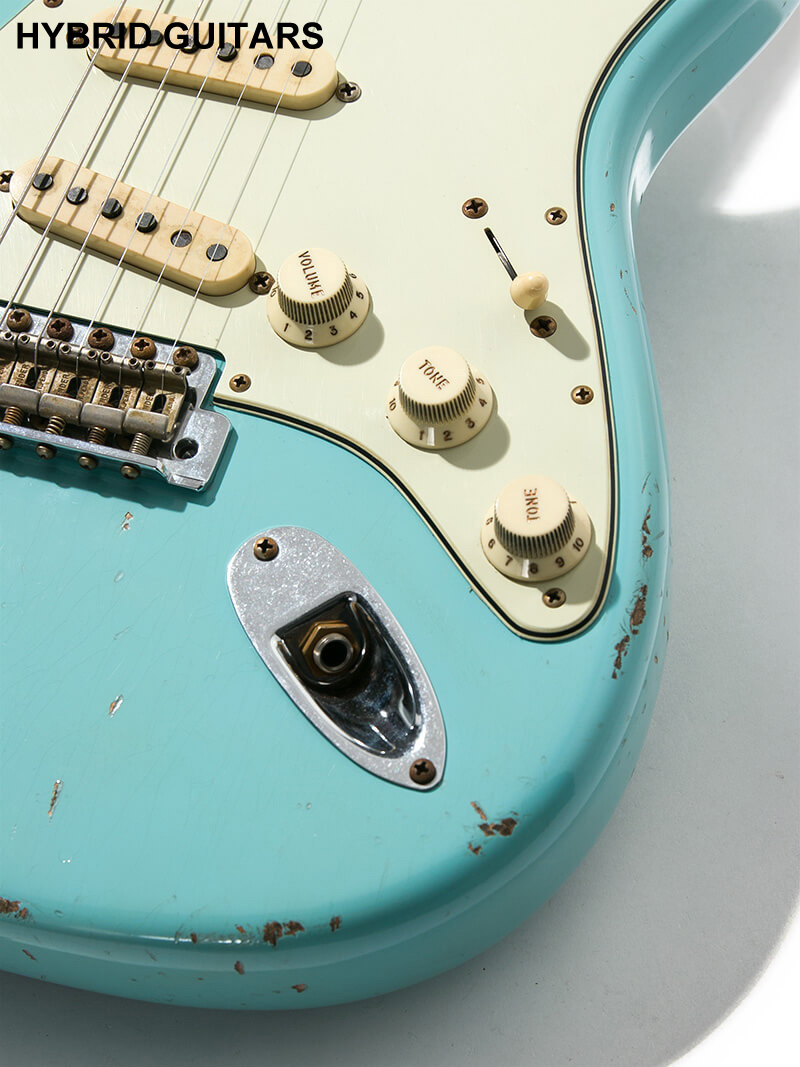 Fender Custom Shop MBS 1963 Stratocaster Relic  Josefina Campos PU Aged Daphne Blue Master Built by Jason Smith 10