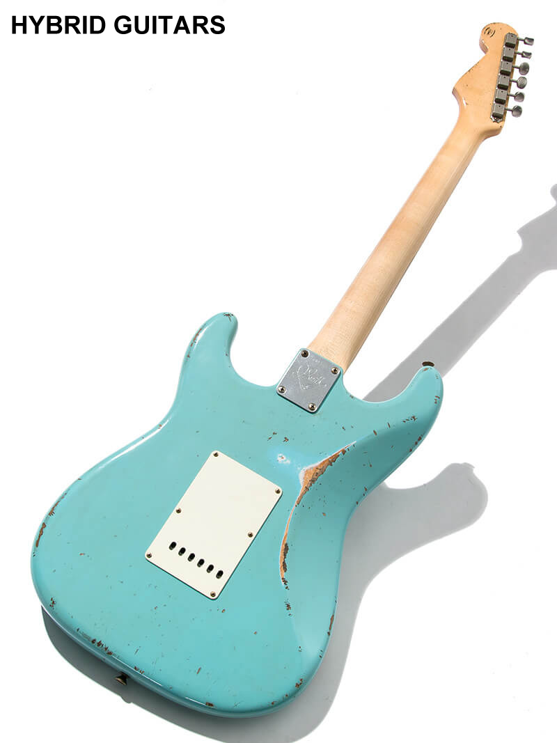 Fender Custom Shop MBS 1963 Stratocaster Relic  Josefina Campos PU Aged Daphne Blue Master Built by Jason Smith 2
