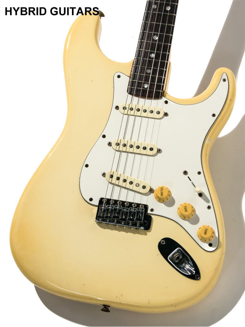 Fender USA Stratocaster Rosewood F.B. Olympic White 3