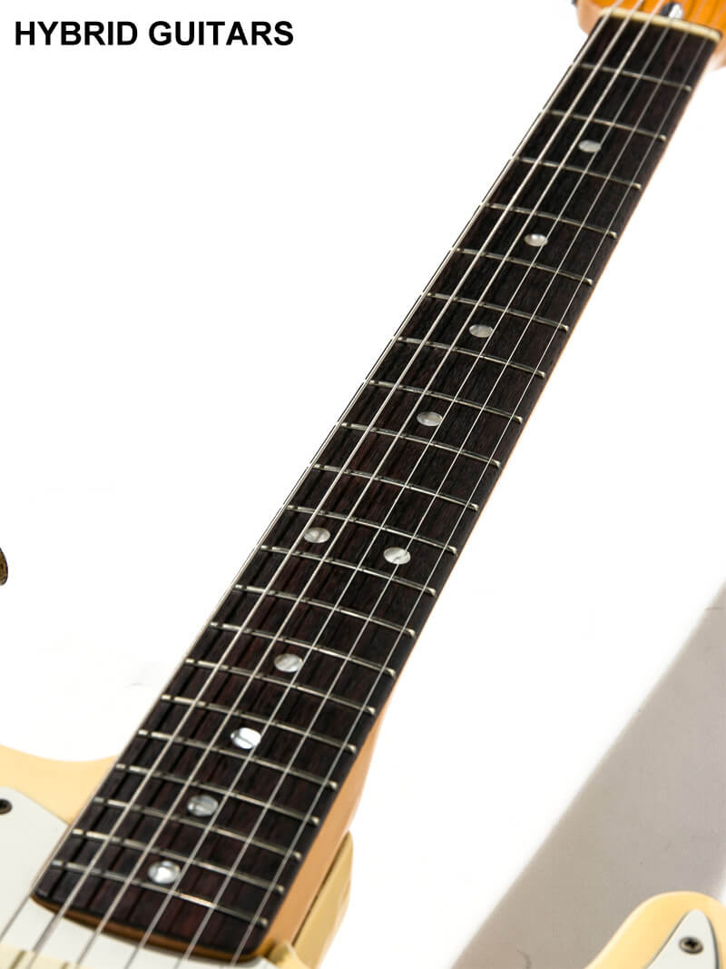 Fender USA Stratocaster Rosewood F.B. Olympic White 7