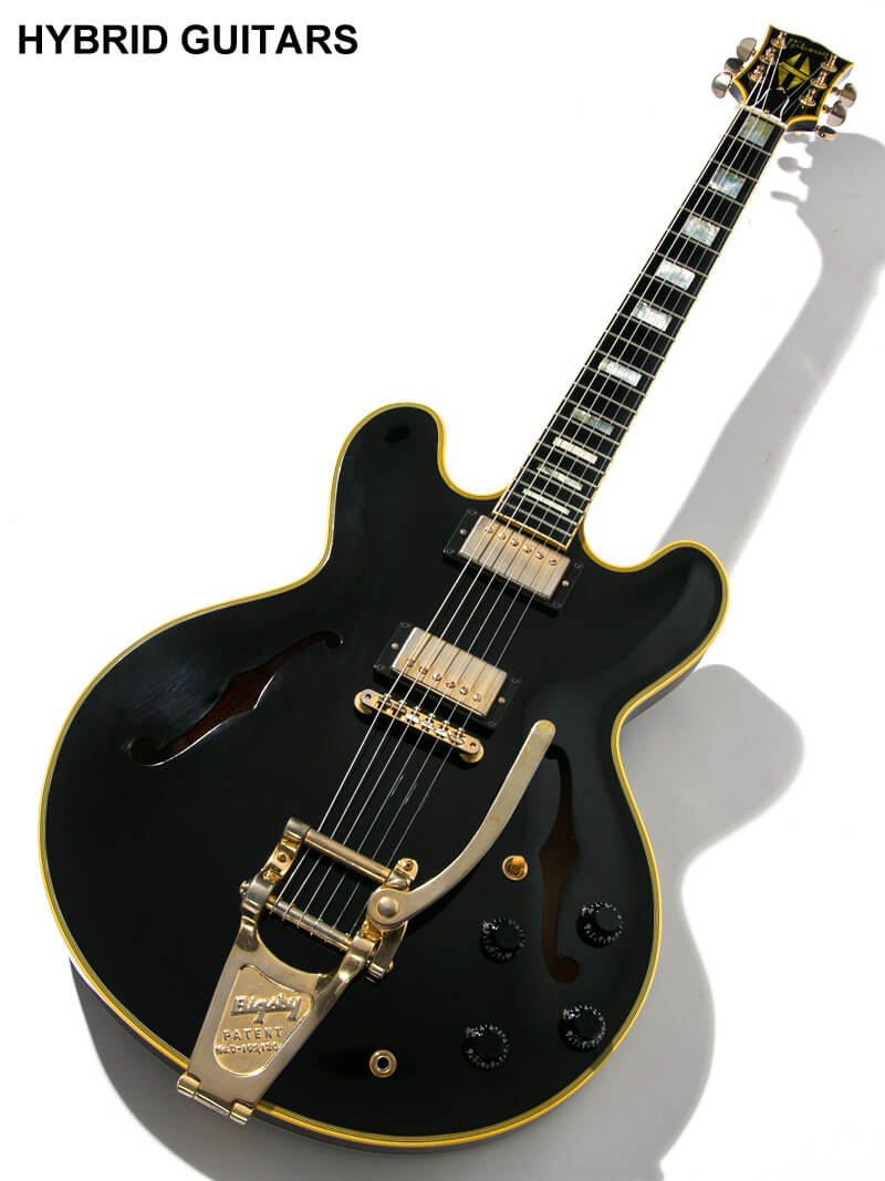 Gibson Custom Shop Limited Run 50s ES-355 Bigsby VOS Antique Ebony 1