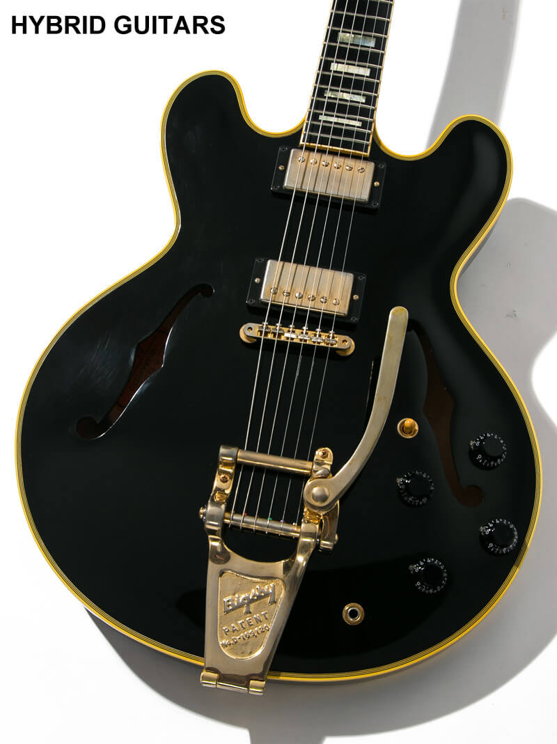 Gibson Custom Shop Limited Run 50s ES-355 Bigsby VOS Antique Ebony 3