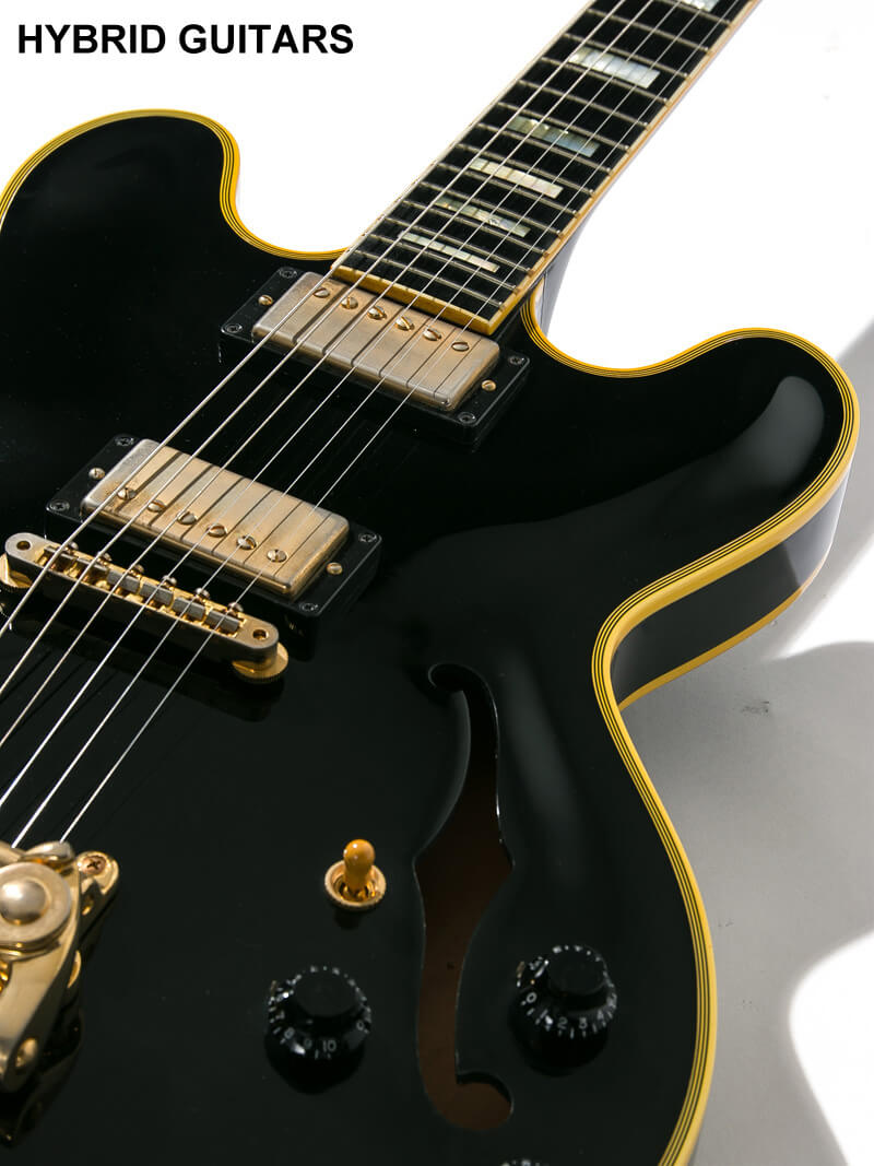 Gibson Custom Shop Limited Run 50s ES-355 Bigsby VOS Antique Ebony 9