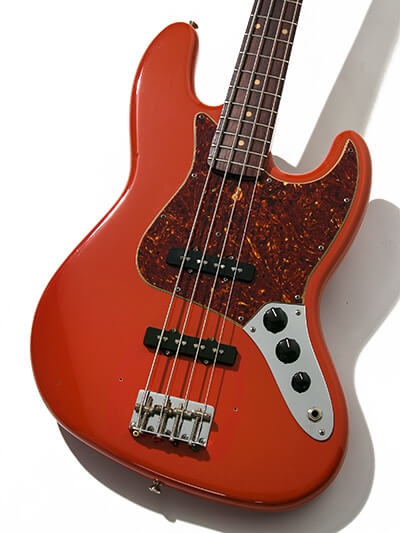 Fender Custom Shop MBS 1961 Jazz Bass Matching Head Fiesta Red Master Built by Mark Kendrick