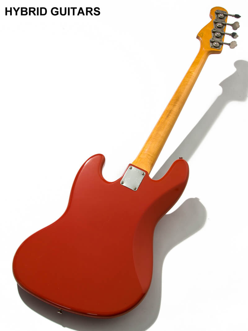Fender Custom Shop MBS 1961 Jazz Bass Matching Head Fiesta Red Master Built by Mark Kendrick 2